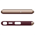 Spigen Neo Hybrid Samsung Galaxy S22 Ultra 5G suojakotelo - viininpunainen punainen