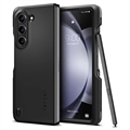 Samsung Galaxy Z Fold5 Spigen Thin Fit P Hybridikotelo - Musta