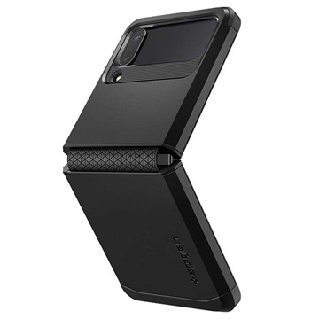 Spigen Tough Armor Samsung Galaxy Z Flip4 Suojakuori - Musta