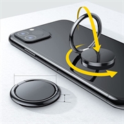 Tech-Protect Magneettinen Sormusteline Älypuhelimille - Musta