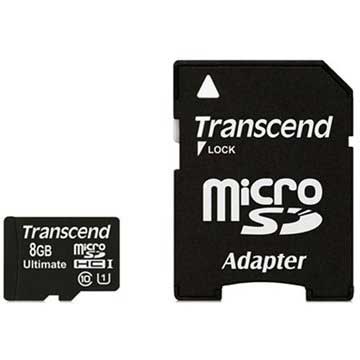 Transcend Ultimate 600x MicroSDHC Muistikortti TS8GUSDHC10U1 - 8Gt
