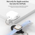 U16 Applen kellolle AirPods Smartwatch-älykellolaturi Mini magneettinen langaton latausalusta C-tyypin pistokkeella