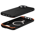 UAG Civilian MagSafe iPhone 14 Plus Hybridikotelo - Musta