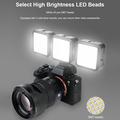 VLOGLITE T49 LED Video Light 5600K Kannettava valokuvaus valokuvausvalaistus paneeli Mini täyttää lampun suoratoistoon