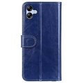 Samsung Galaxy A04e/Galaxy F04 Lompakkokotelo Magneettisella Sulkijalla - Sininen