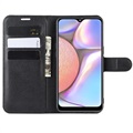 Samsung Galaxy A10s Lompakkokotelo Magneettisella Sulkijalla - Musta