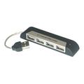 Conceptronic C4PUSB2 4-porttinen USB 2.0 -keskitin - Valkoinen / Musta
