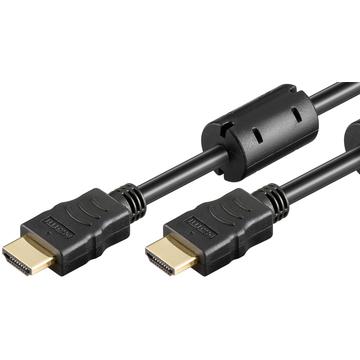 Goobay HDMI 2.0 Johto Ethernetillä - Ferriitti
