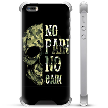 iPhone 5/5S/SE Hybrid Suojakuori - No Pain, No Gain