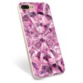 iPhone 7 Plus / iPhone 8 Plus TPU Suojakuori - Vaaleanpunainen Kristalli