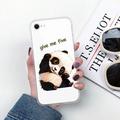 iPhone 7/8/SE (2020)/SE (2022) Tyylikäs Sarjan Erittäin Ohut TPU-kotelo - Panda