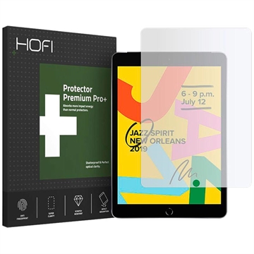 iPad 10.2 2019/2020/2021 Hofi Premium Pro+ panssaroitu lasi - läpinäkyvä