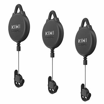 KIWI design VR Cable Management/Holder - 3 kpl. - Musta