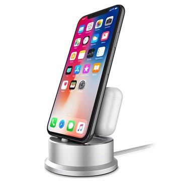 2-in-1 Lataustelakka - iPhone XS Max/XS/XR, AirPods, Apple Pencil
