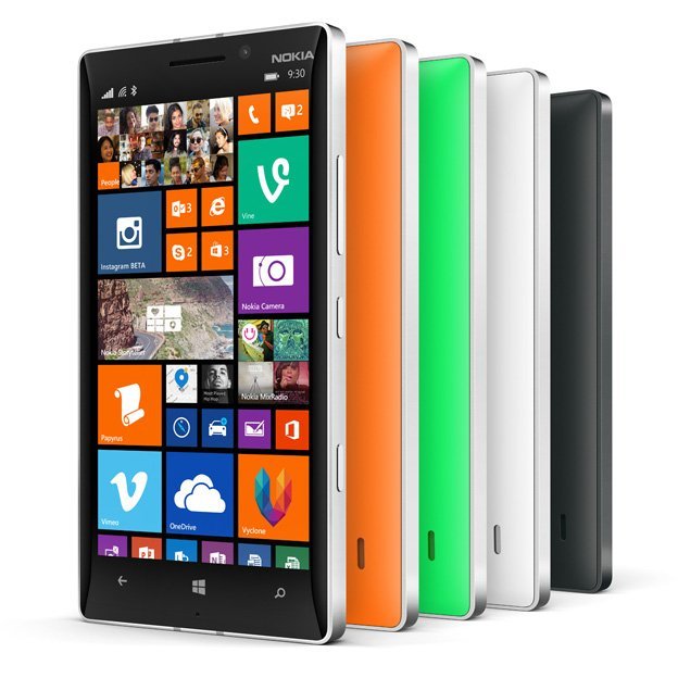 Lumia 930 tulee saataville neljänä värivaihtoehtona.