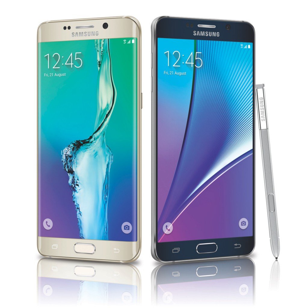 Galaxy Note 5 ja S6 Edge Plus