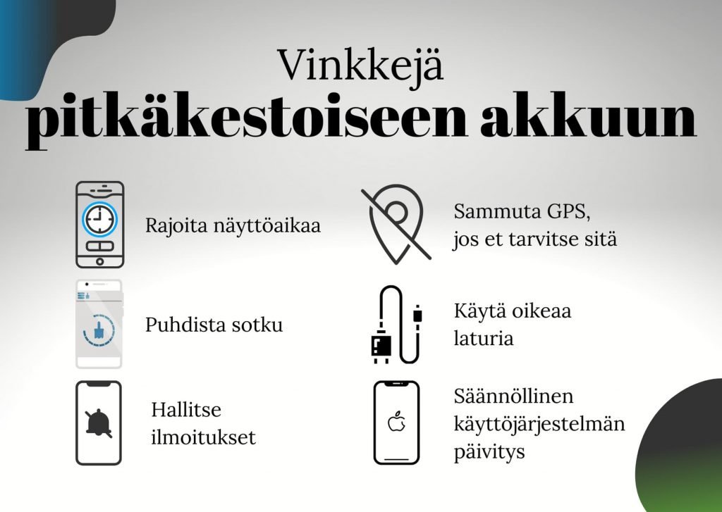 Akku vinkkejä 