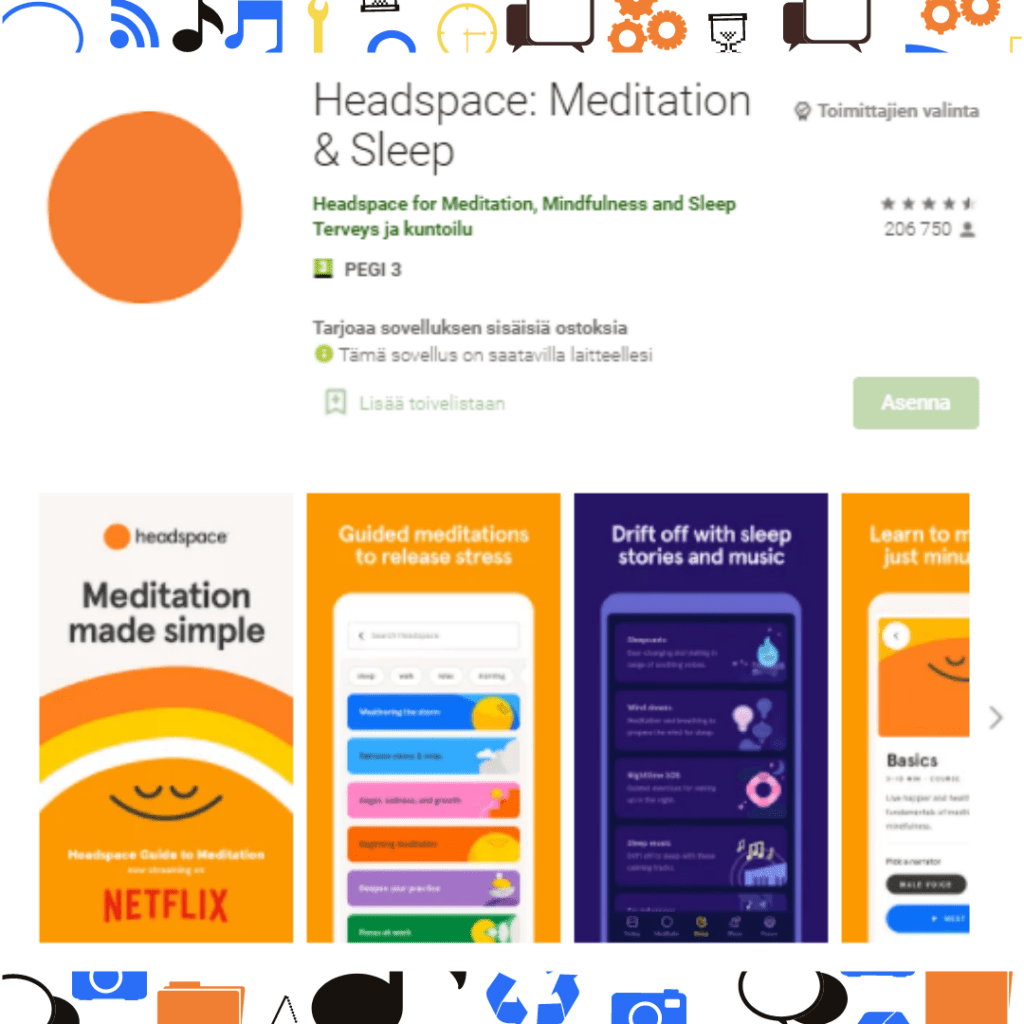 Headspace: Meditaatio ja uni sovellus