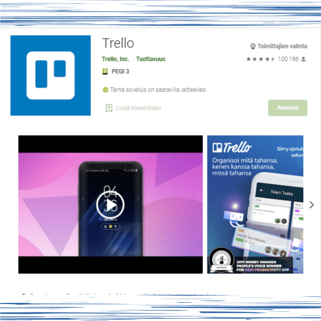 Trello: Järjestä kaikki