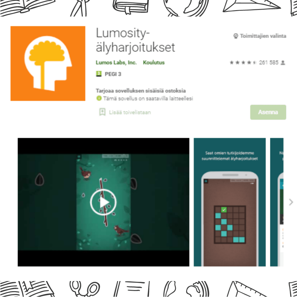 Lumosity-opetussovellus