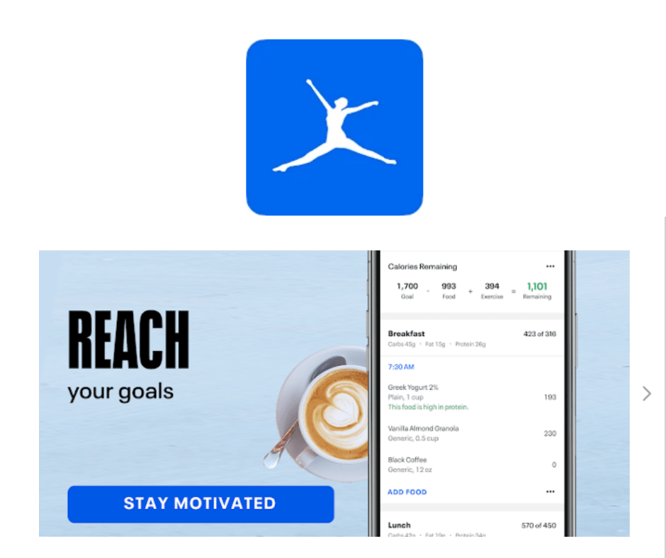 MyFitnessPal Fitness-sovellus