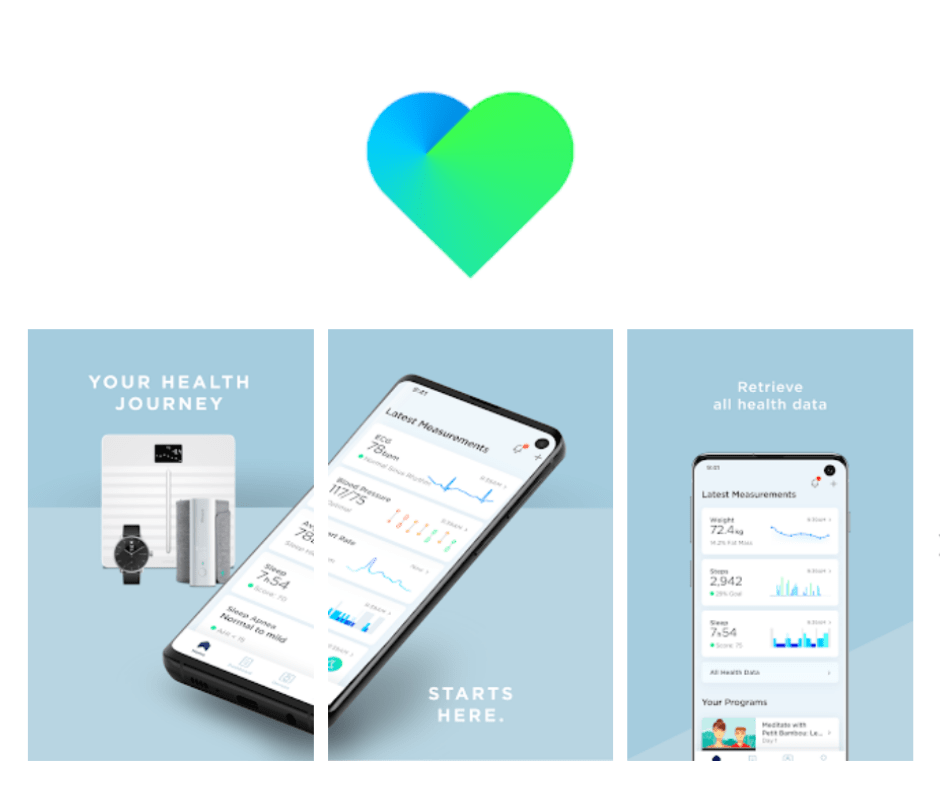 Withings Fitnesss-sovellus