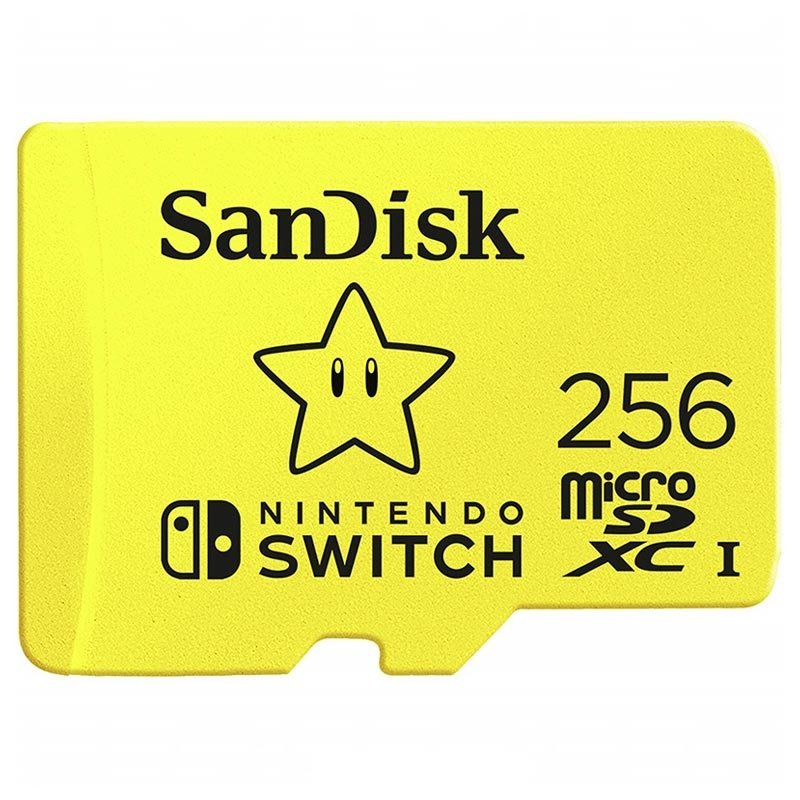 SanDisk Micro SD kortti 256GT Nintendo Switchille