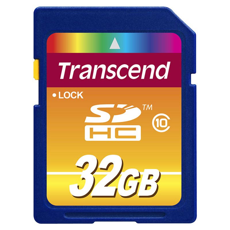 SD minneskort från Transcend