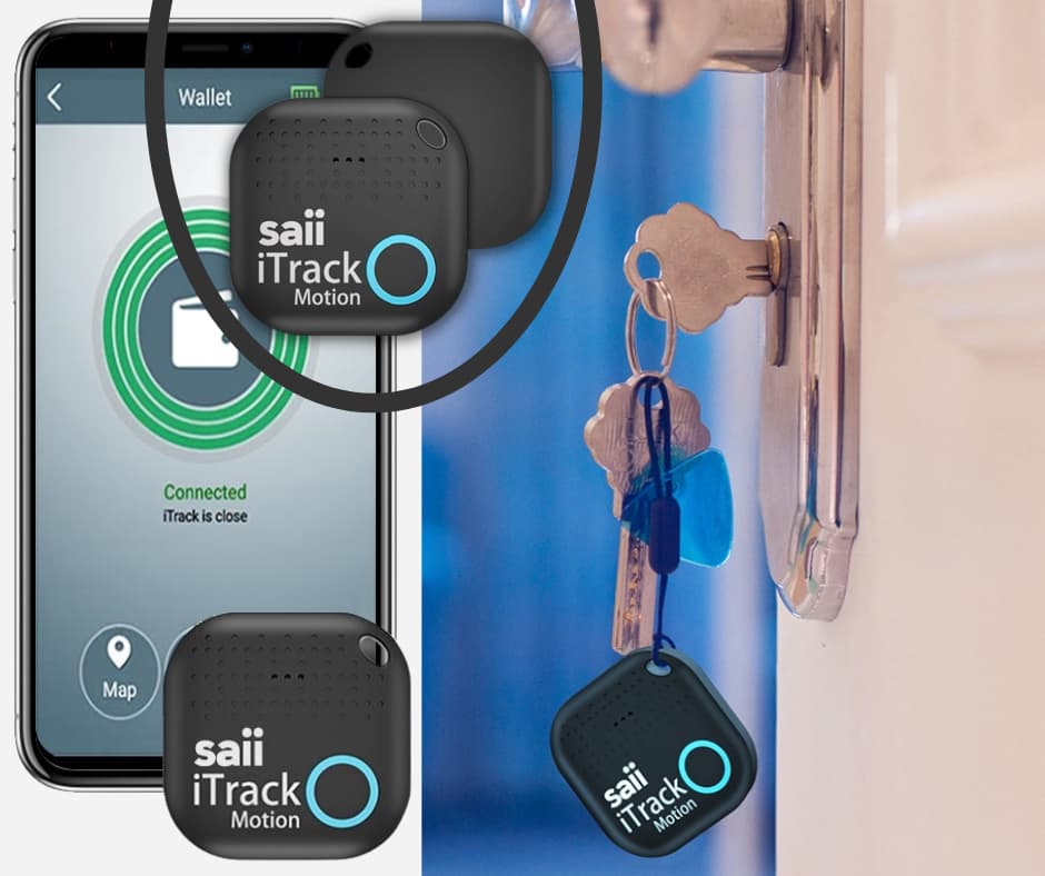 Saii iTrack Motion Alarm Bluetooth avainpaikannin