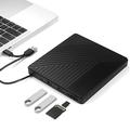 005 Ulkoinen USB-C/USB-optinen asema SD/TF-kortinlukijalla - CD/DVD-toisto ja poltto