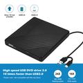 005 Ulkoinen USB-C/USB-optinen asema SD/TF-kortinlukijalla - CD/DVD-toisto ja poltto