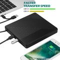 005 Ulkoinen USB-C/USB-optinen asema SD/TF-kortinlukijalla - CD/DVD-toisto ja poltto