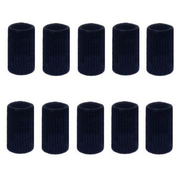 10 kpl. Elastic Nylon sormisuojat urheiluun - Musta