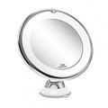 10X suurennos LED-peili 8-tuumainen meikkipeili imukupin muotoilulla kylpyhuoneen pukeutumispöydälle