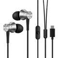 1More P10 Piston Fit langalliset kuulokkeet USB-C-liittimellä - hopea