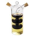 2-in-1 lasiöljyn ja etikan annostelupullo - 350ml/80ml kapasiteetti - BPA-vapaa - BPA-vapaa