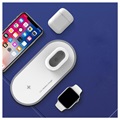 3-1:ssä Langaton Latausasema - iPhone, Apple Watch, AirPods