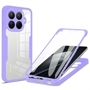 Xiaomi 15T Pro 360 Suojaussarja Kotelo - Violetti / Selkeä