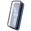 360 Suojaussarja iPhone 14 Kotelo - Sininen / Selkeä