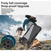 iPhone 17 Pro Max 360 Suojaussarja Kotelo - Musta / Selkeä