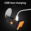 3664 Luova polkupyörän takavalo IPX2 vedenpitävä pieni pyörä LED-valo tuki USB-lataus ulkoilmapyöräilyyn - pyöreä