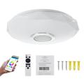 36W älykäs LED-kattovalaisin kaukosäätimellä / Bluetooth-kaiuttimella - timantin muotoinen