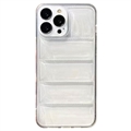 iPhone 14 Pro 3D Joustava TPU-kotelo - Läpinäkyvä