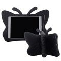 iPad Mini 2, iPad Mini 3 3D Shockproof Lasten Kotelo - Butterfly - Musta