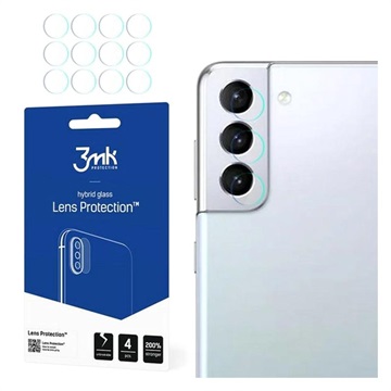 3MK Hybrid Samsung Galaxy S21+ 5G Kameralinssin Panssarilasi - 9H - 4 Kpl.