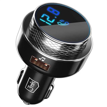 3MK Hyper Bluetooth FM Lähetin / Nopea Autolaturi - 30W