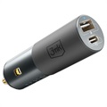 3MK Hyper Kaksoisnopea Autolaturi - USB-A, USB-C - 100W