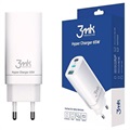 3MK HyperCharger 2xUSB-C 65W Pikalaturi - PD3.0, QC4.0 - Valkoinen