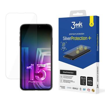 iPhone 15 Pro 3MK SilverProtection+ Antimikrobinen Panssarilasi - Kirkas