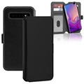 3Sixt NeoWallet 2-in-1 Samsung Galaxy S10 Nahkainen Lompakkokotelo - Musta